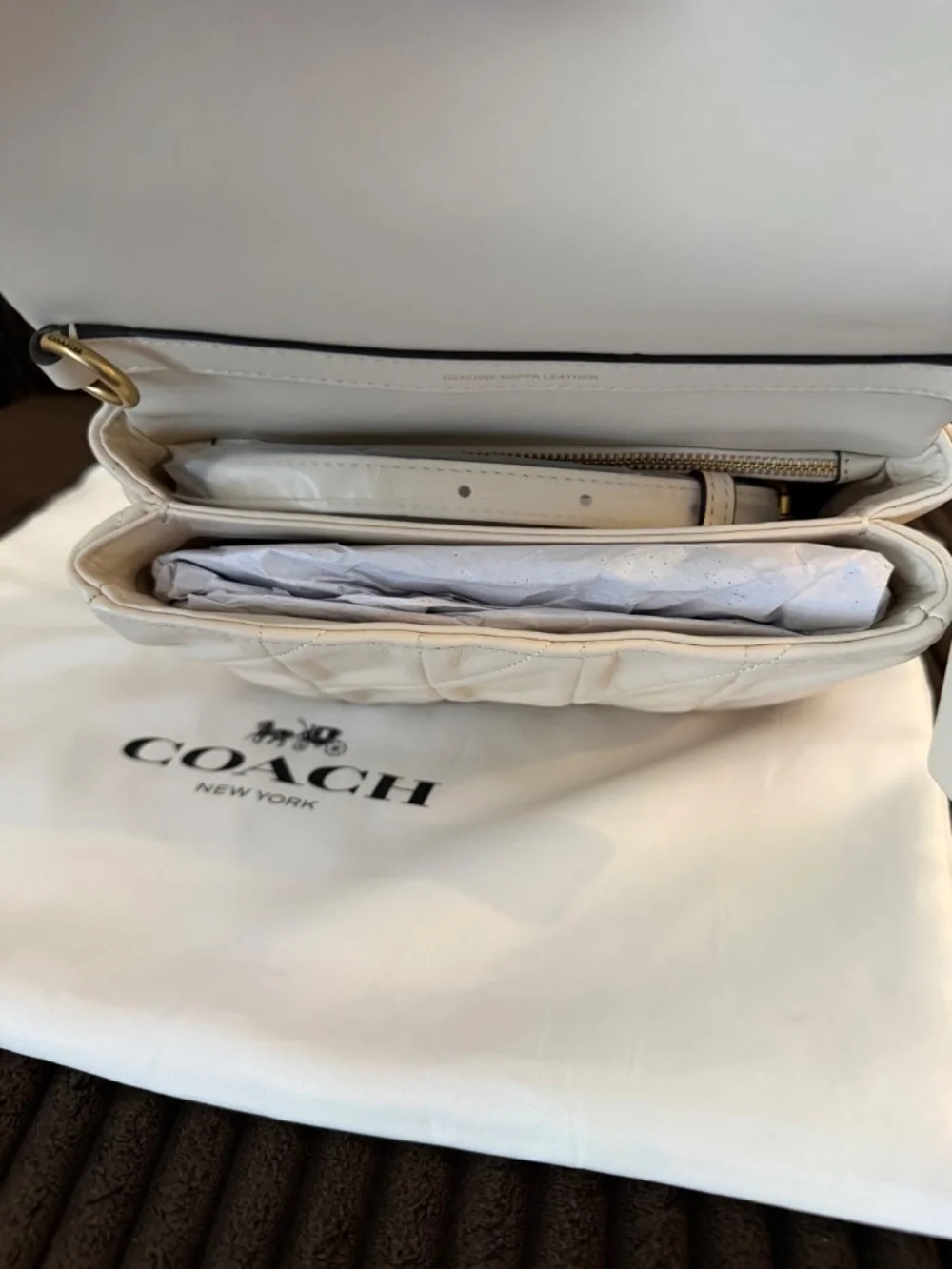 Coach nappa leather
